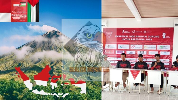 1.000 Pendaki Gunung dari Nusantara Gelar Aksi Solidaritas untuk Palestina Dari Bogor Menuju 32 Puncak Nusantara, Seruan Kemanusiaan Menggema di Ketinggian