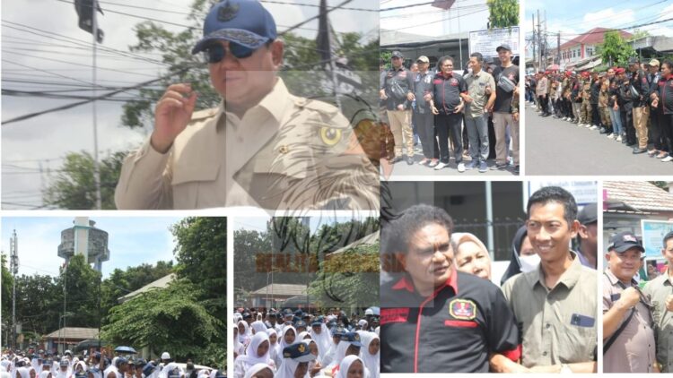 ‎Perumnas 1 Bekasi Selatan Dipadati Warga, Antusias Sambut Kedatangan Presiden Prabowo Subianto