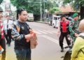 Kolaborasi Ketua GMBI dan Danprovos Kodim Lebak Dalam Kegiatan Jum’at Berkah Berbagi Kepedulian