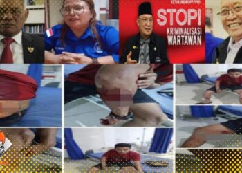 AKSI KEJI DI DEPAN ISTRI : Koalisi 15 Organisasi Pers Nasional Desak Presiden dan Kapolri Terapkan Pasal Percobaan Pembunuhan Berencana Terhadap Wartawan Di Balut
