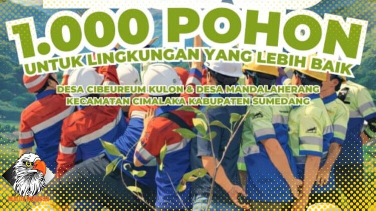 Peringati Bulan K3 Nasional, PT Kordon Putra Sinergi Tanam 1.000 Pohon di Sumedang