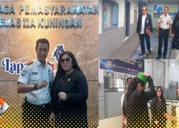 Kalapas Kuningan Sambut Kunjungan Ketua Presidium FPII dan Ketua Umum LBH Kasihhati Justicia