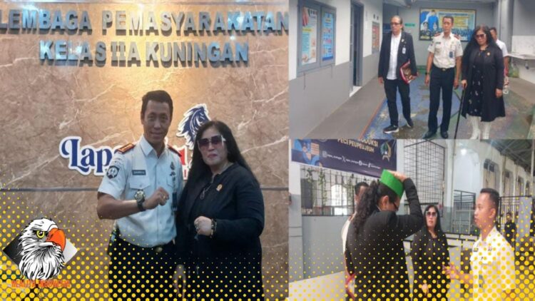 Kalapas Kuningan Sambut Kunjungan Ketua Presidium FPII dan Ketua Umum LBH Kasihhati Justicia