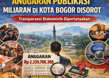 Anggaran Publikasi Miliaran di Kota Bogor Disorot, Transparansi Diskominfo Dipertanyakan