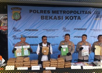 Perang Tanpa Kompromi! 80 Kasus Narkotika & Obat Berbahaya Dibongkar, 98 Tersangka Diringkus di Kota Bekasi