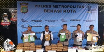 Perang Tanpa Kompromi! 80 Kasus Narkotika & Obat Berbahaya Dibongkar, 98 Tersangka Diringkus di Kota Bekasi