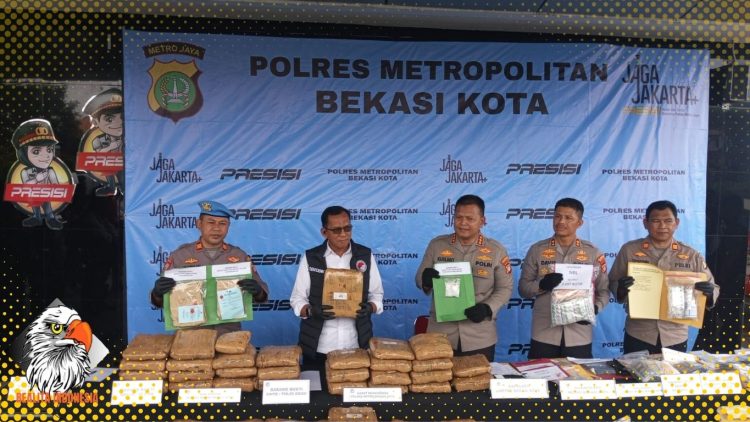 Perang Tanpa Kompromi! 80 Kasus Narkotika & Obat Berbahaya Dibongkar, 98 Tersangka Diringkus di Kota Bekasi